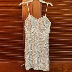 Scala Sequin Mini Dress